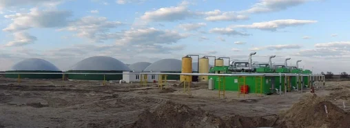 Large-scale biogas plant